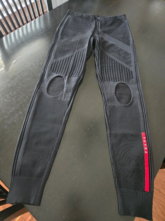 Prada Pants - Authentic Prada knit fabric leggings